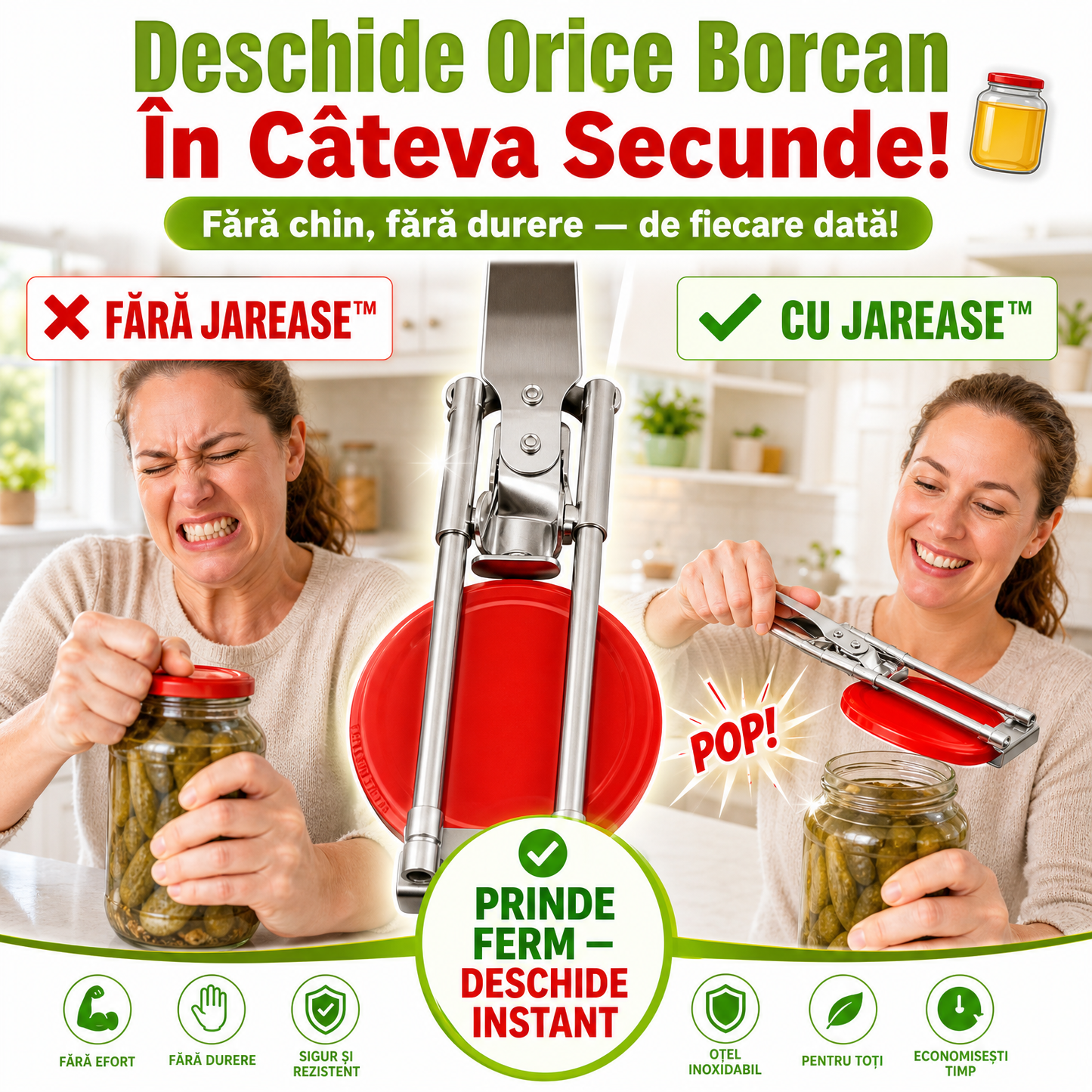 Deschizător Universal Pentru Borcane Și Sticle JarEasy™