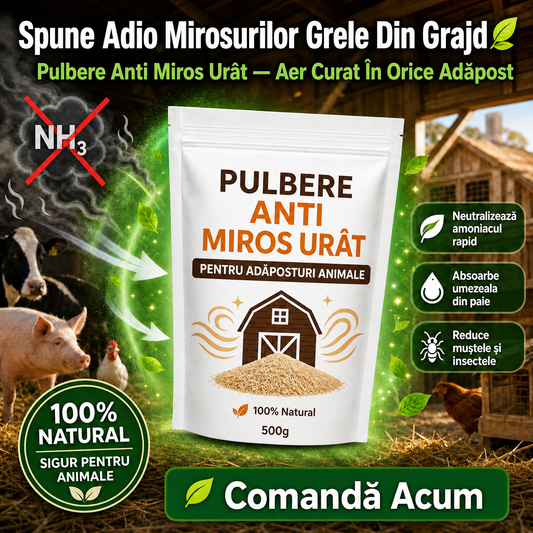 Praf Natural Pentru Eliminarea Mirosurilor OdorStop™